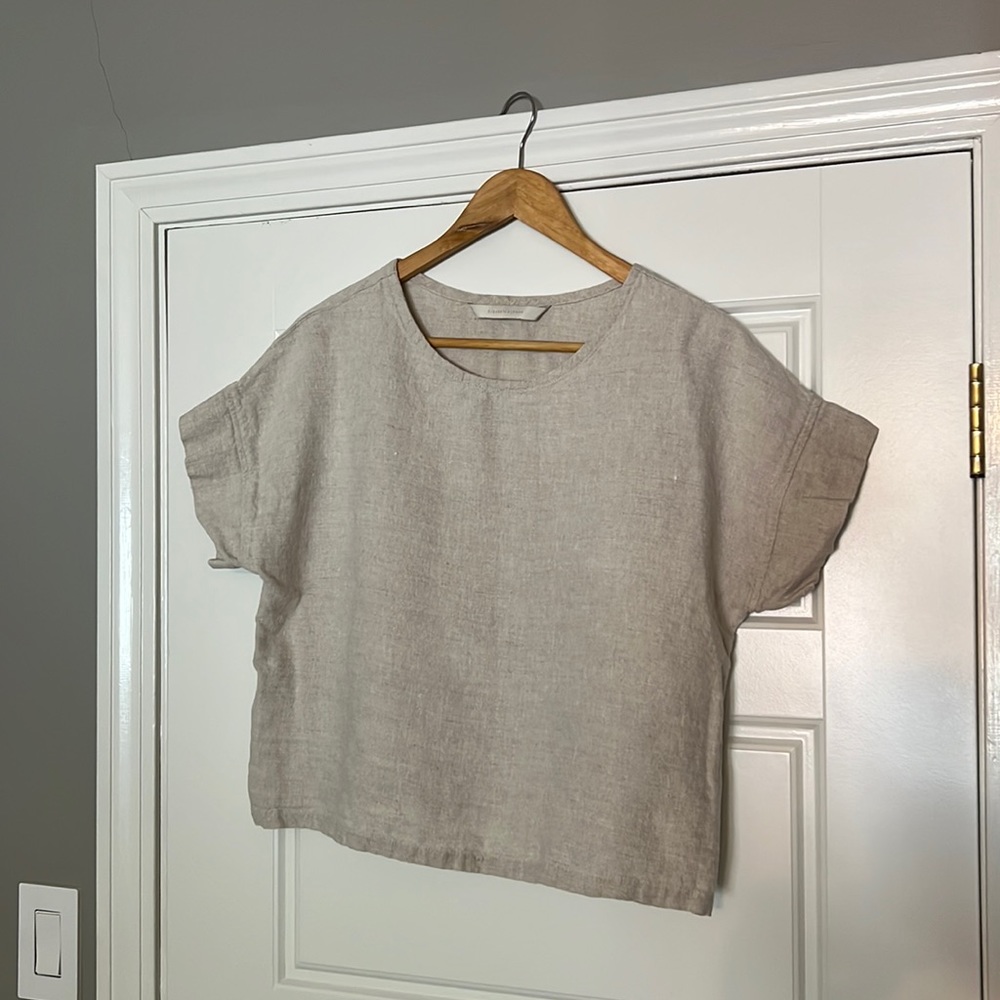 Elizabeth Suzann flax linen Georgia top